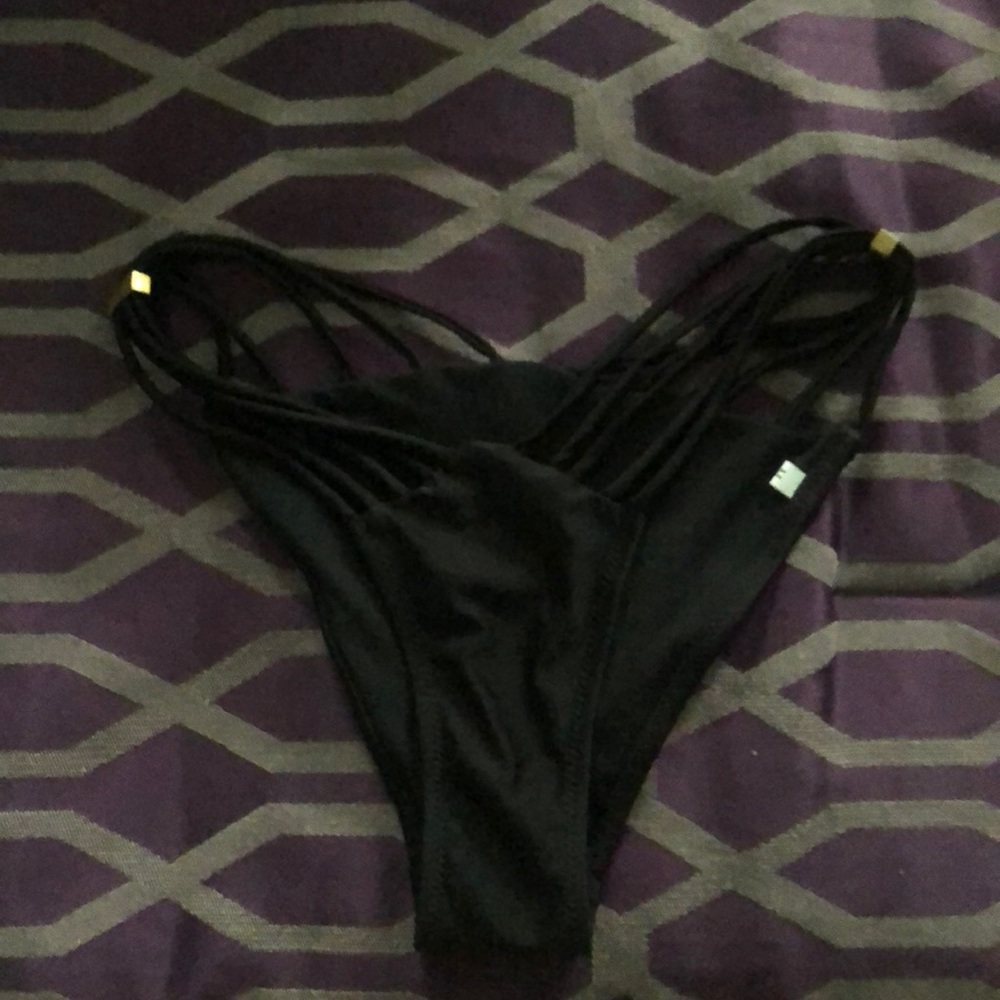 Black bathing suit bottom